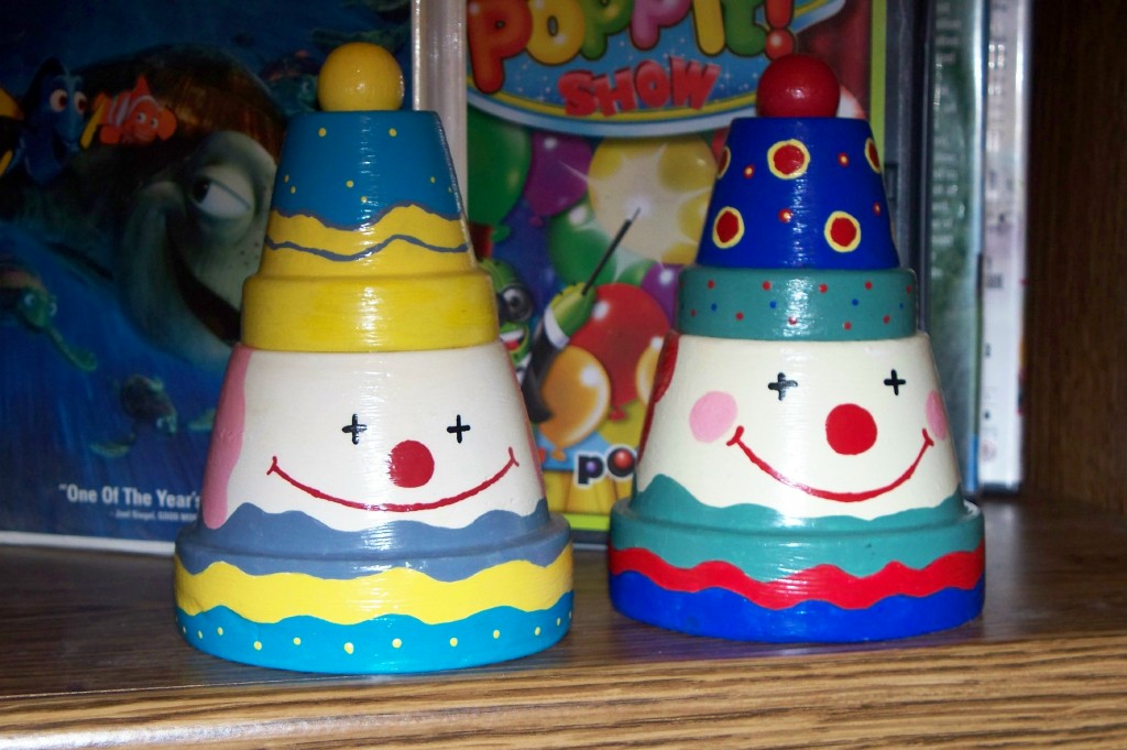 Clown Clay Pots FaveCrafts com